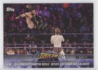 WWE  Cruiserweight Champion Neville Defeats Gentleman Jack Gallagher